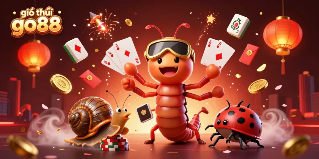 Experience exciting gameplay with giới thiệu go88 featuring vibrant casino characters and dynamic game elements.